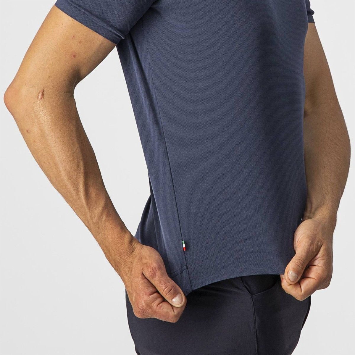 tricou casual castelli tech 2 tee bleumarin m 3