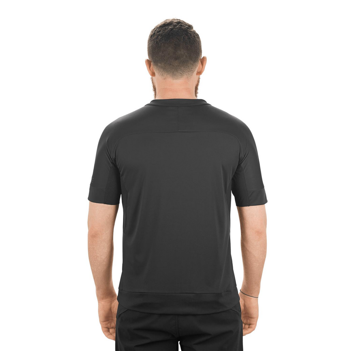 Tricou Ciclism CUBE AM Round-neck Negru