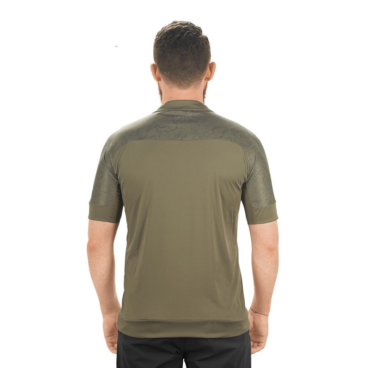 Tricou Ciclism CUBE AM S/S Olive