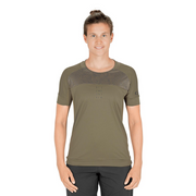 Tricou Ciclism CUBE AM WS Round-neck S/S Olive