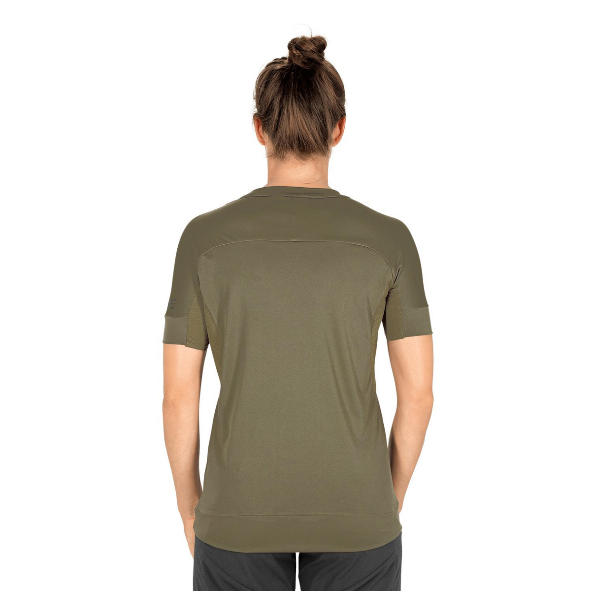 Tricou Ciclism CUBE AM WS Round-neck S/S Olive