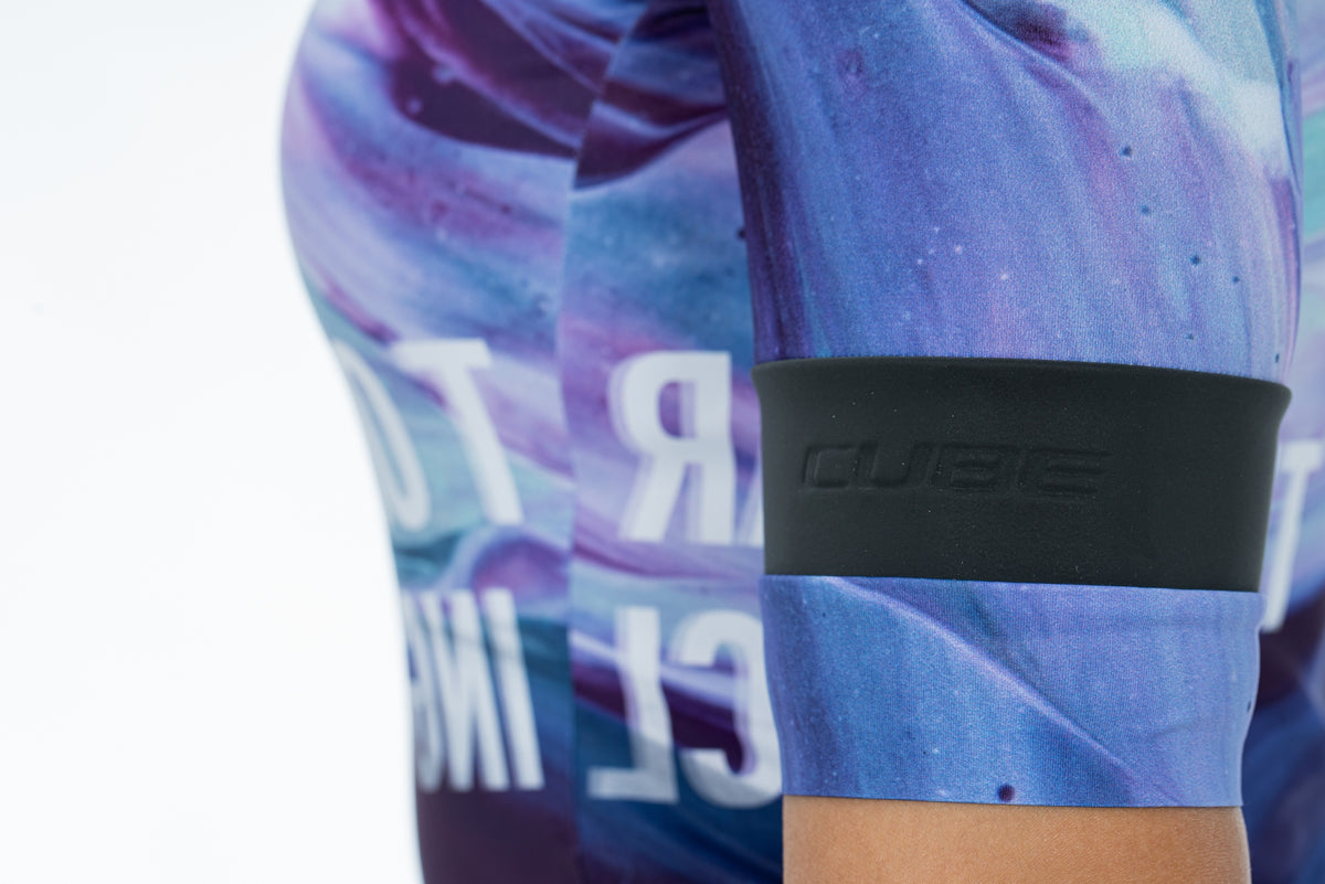 Tricou Ciclism CUBE Blackline WS Jersey Art S/S Pattern