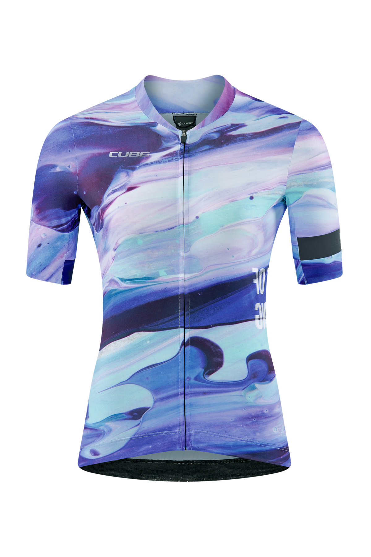 Tricou Ciclism CUBE Blackline WS Jersey Art S/S Pattern