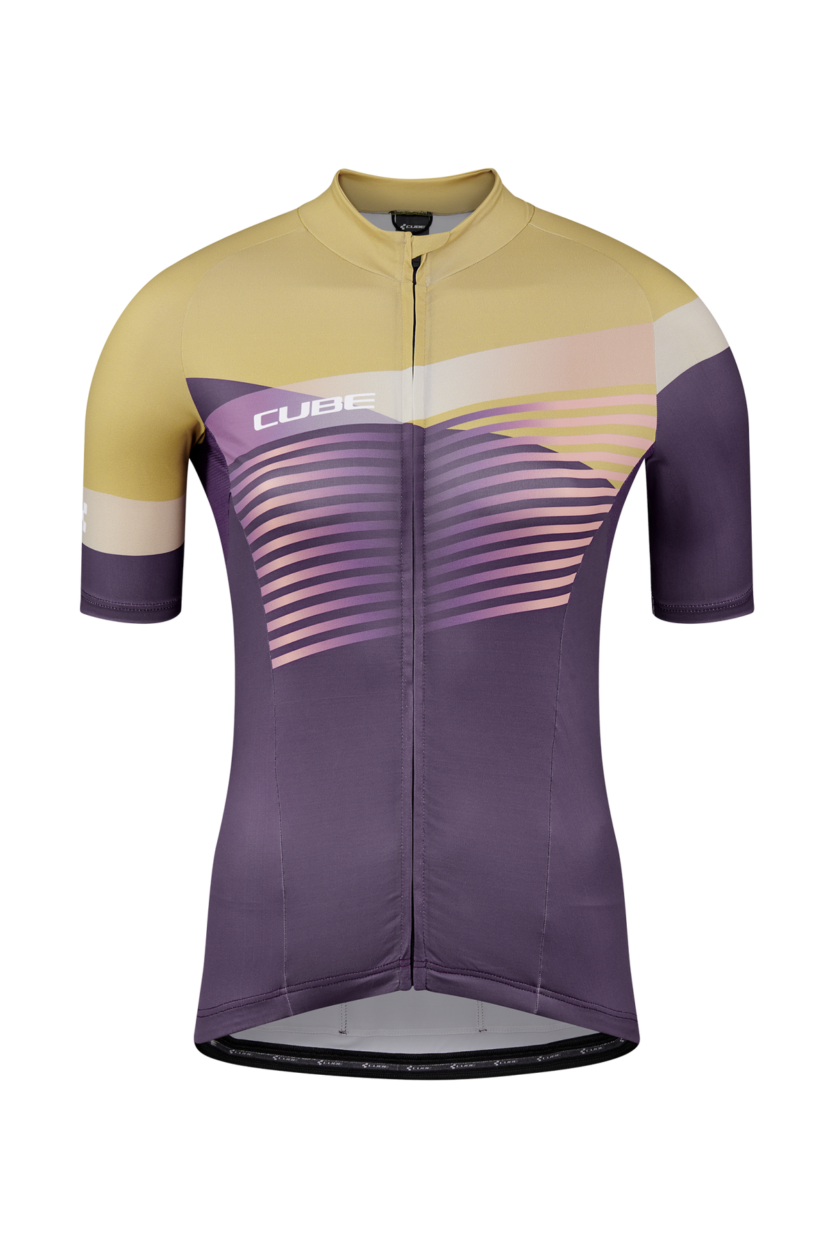 Tricou Ciclism CUBE Teamline WS Jersey S/S Violet Sand