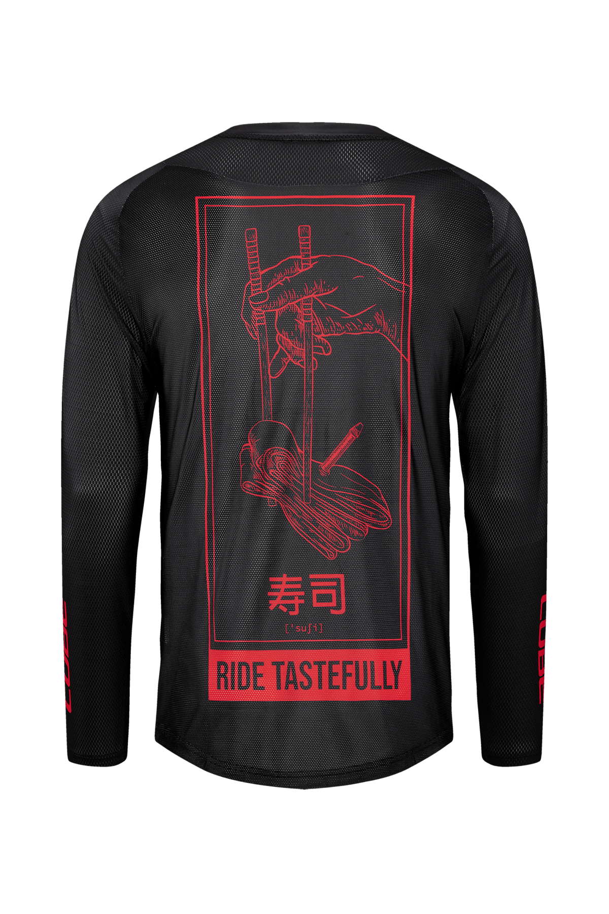 Tricou Ciclism CUBE Vertex Round Neck Jersey L/S Black