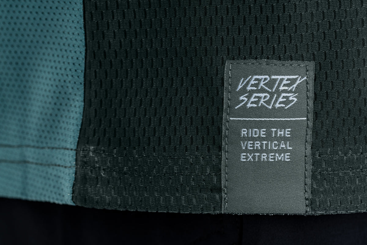 Tricou Ciclism CUBE Vertex Round Neck Jersey S/S Grey Mint