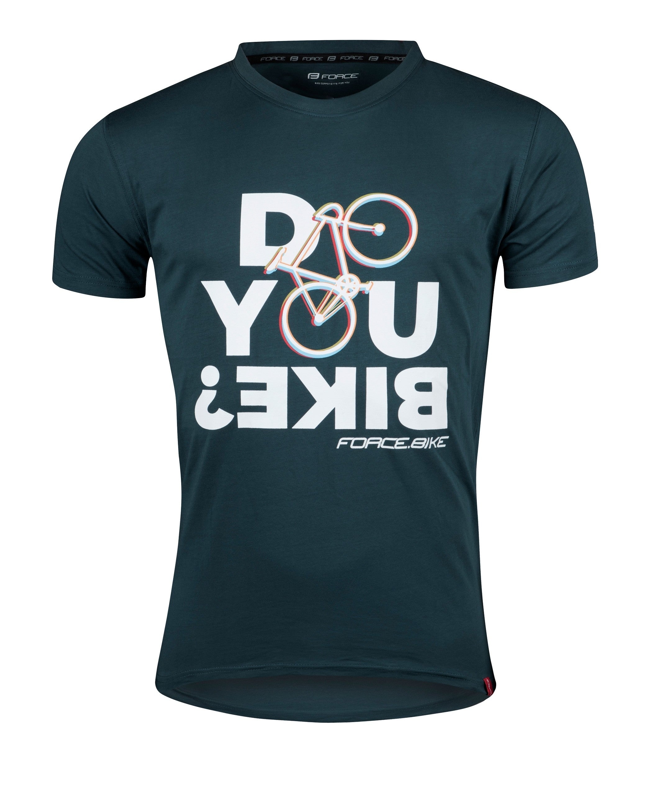 Tricou ciclism Force Bike, albastru, 3XL