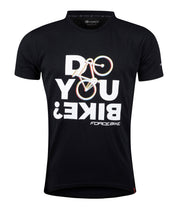 Tricou ciclism Force Bike, negru, 3XL