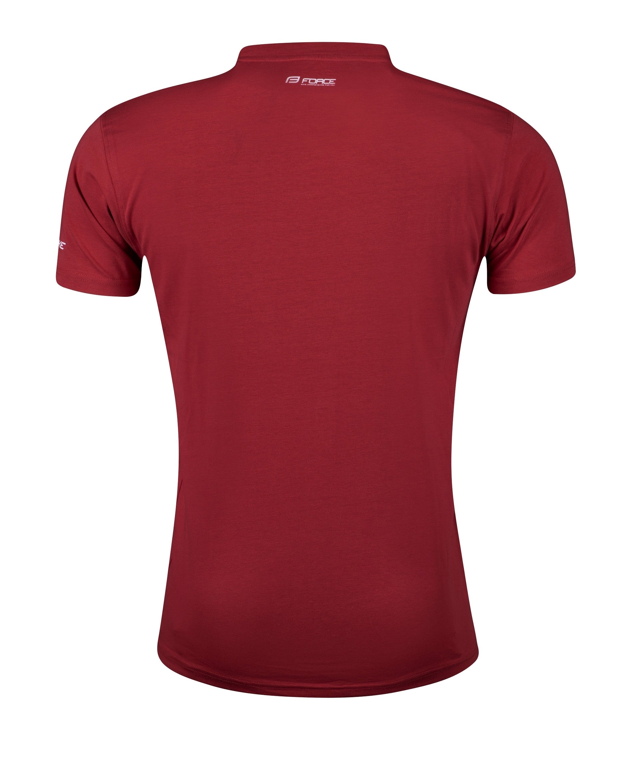 Tricou ciclism Force Bike, rosu, XXL