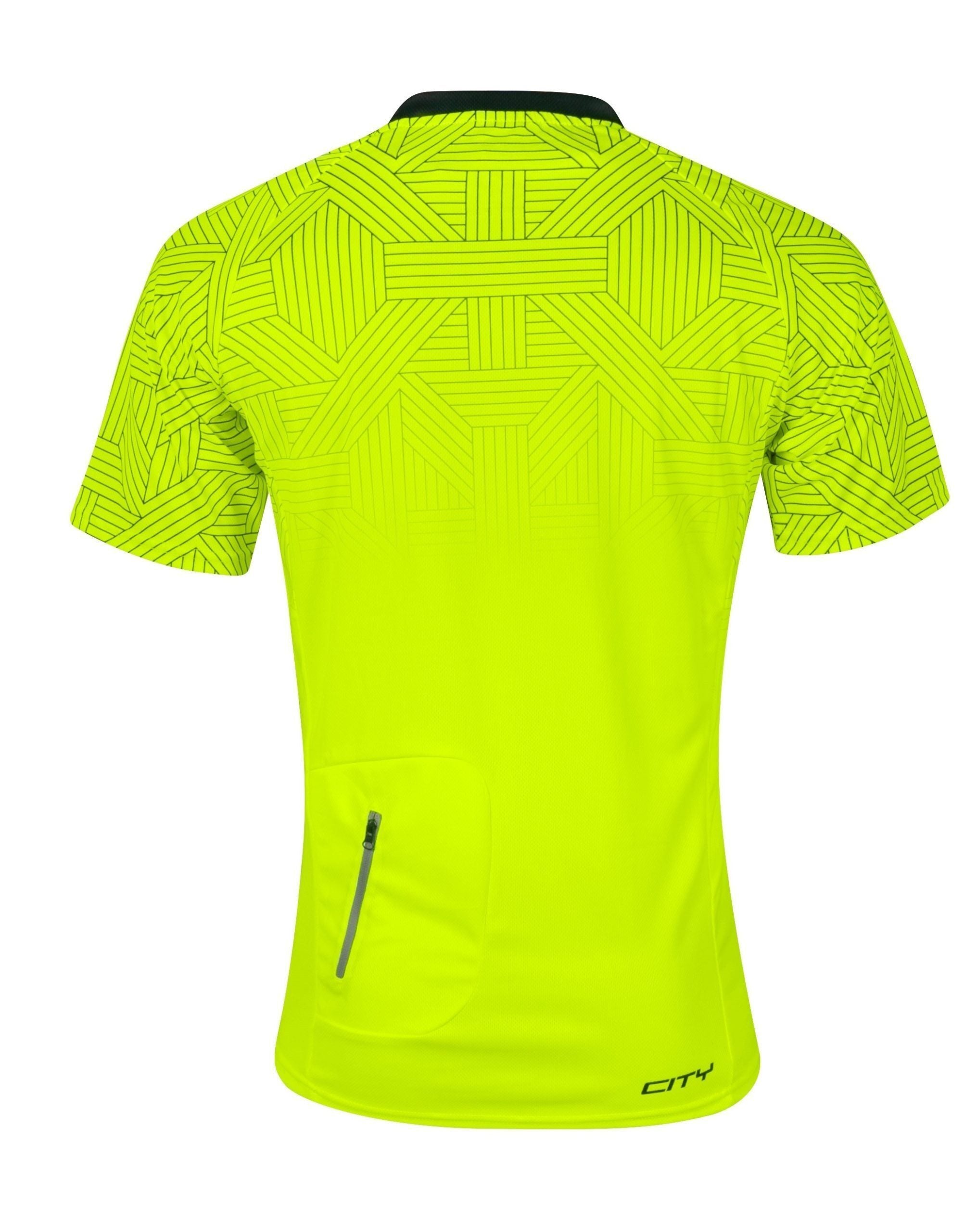 tricou ciclism force city fluo black xs scaled