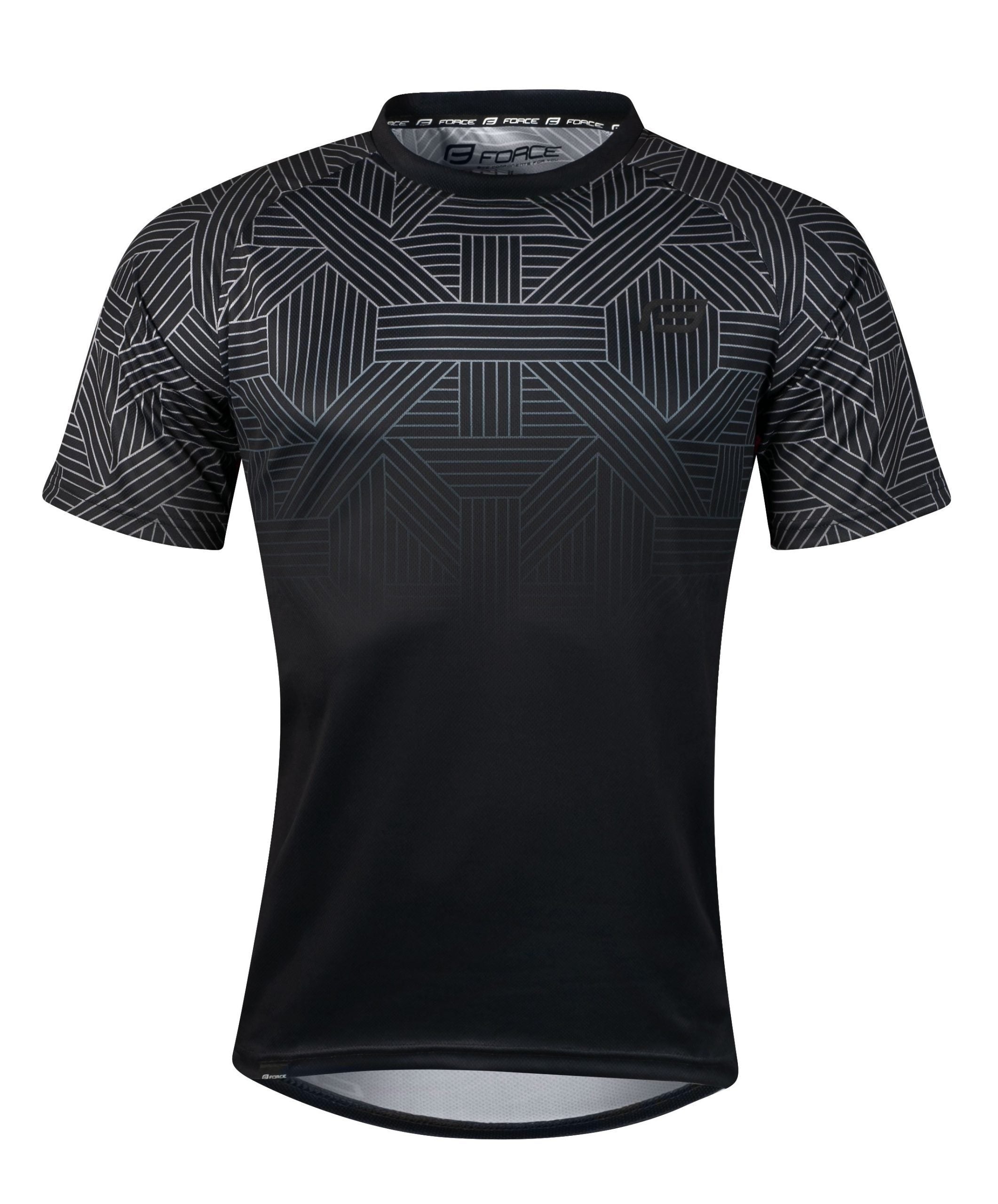 tricou ciclism force city negru gri xl scaled