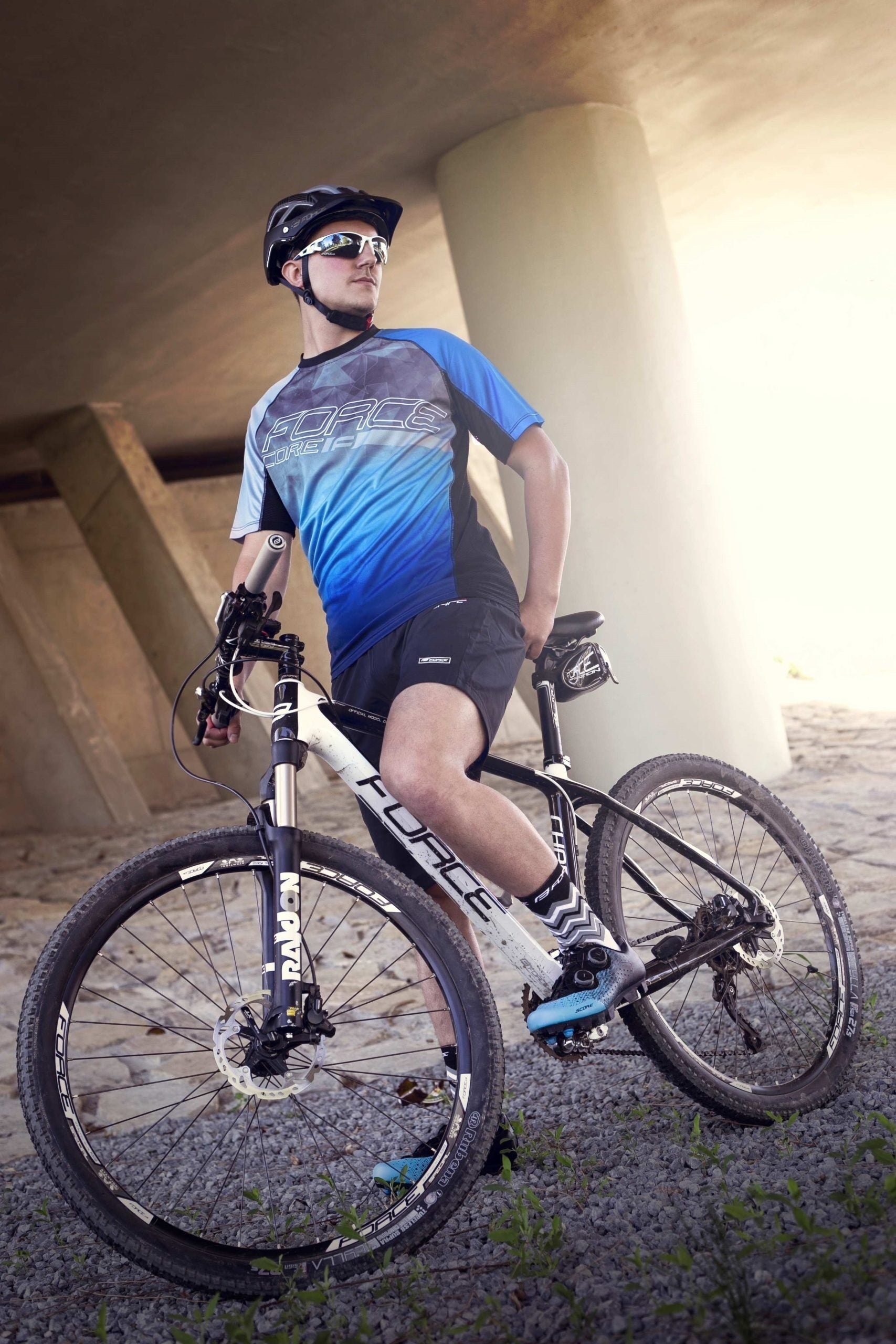 tricou ciclism force mtb core grey blue l 2 scaled