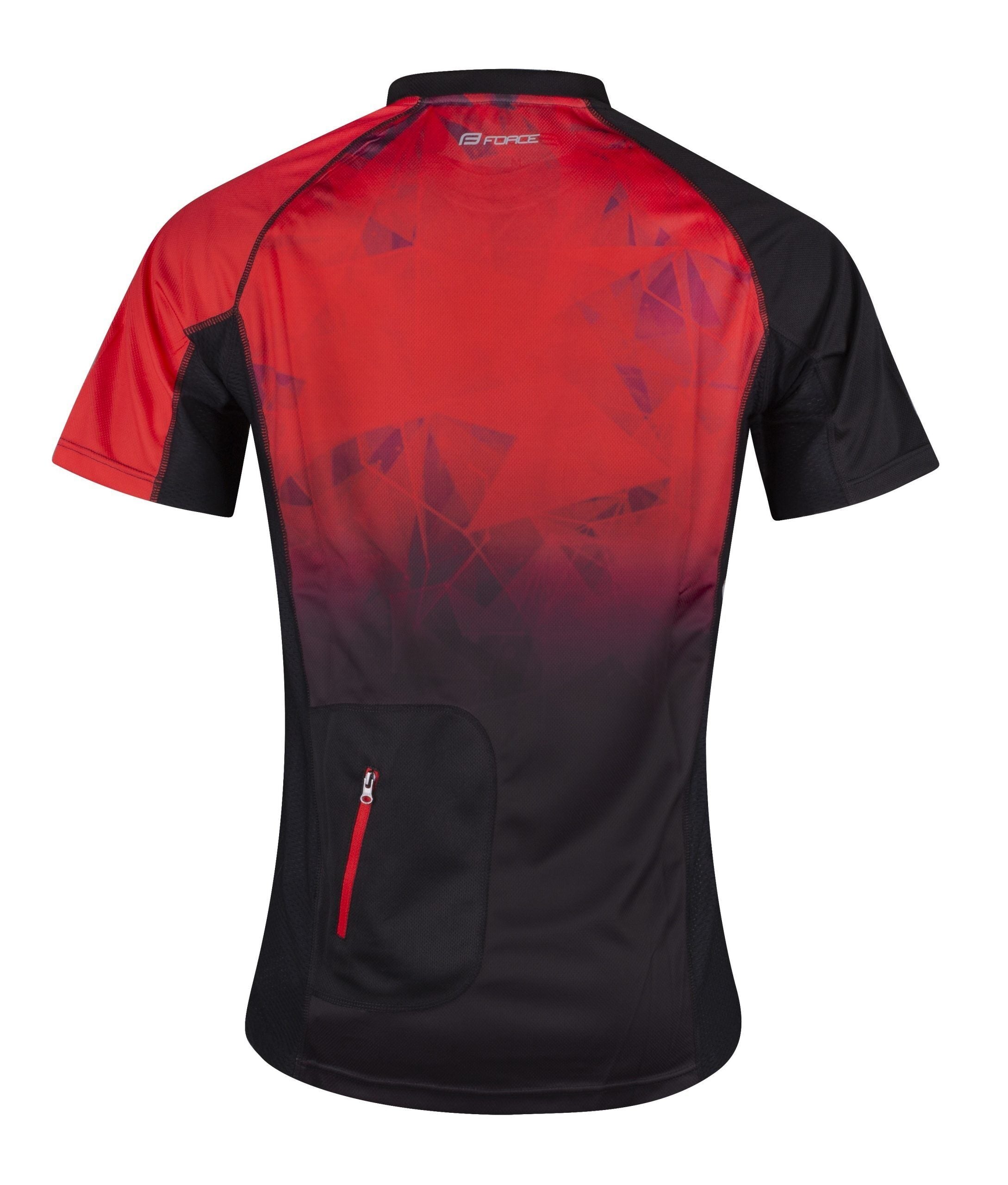 tricou ciclism force mtb core rosu negru 3xl scaled