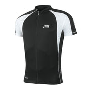 tricou ciclism force t10 negru alb s