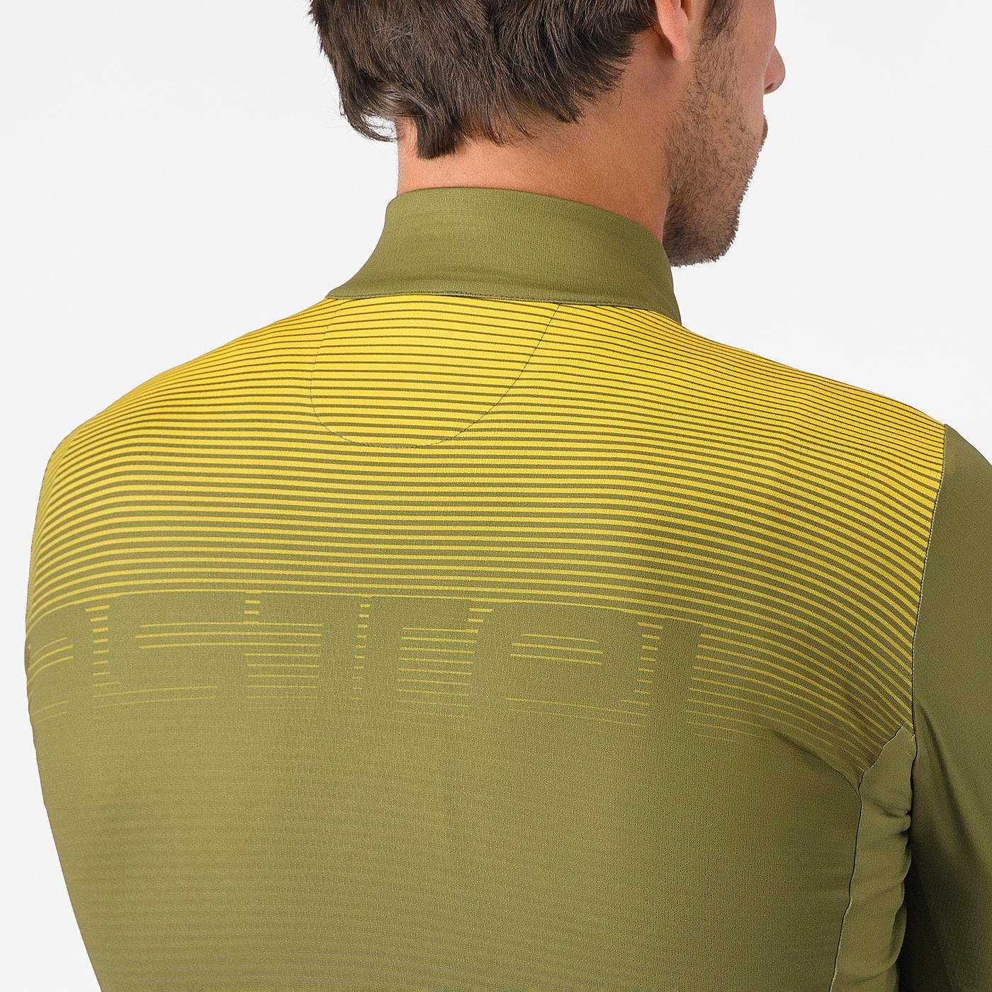 Tricou cu maneca lunga Castelli Apice Thermal Salvie/Albastru/Mango Mojito XXL