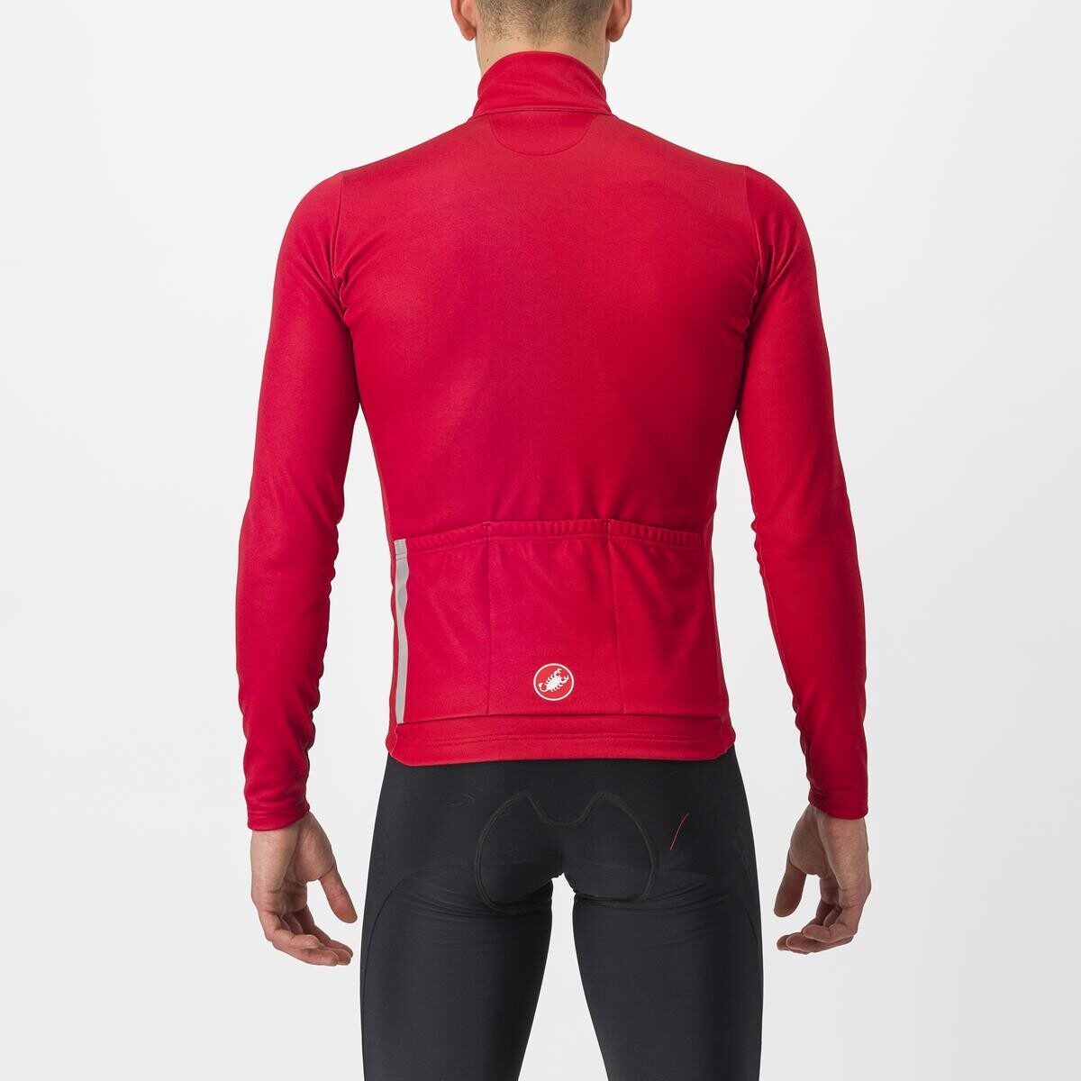tricou cu maneca lunga castelli entrata thermal rosu m 1