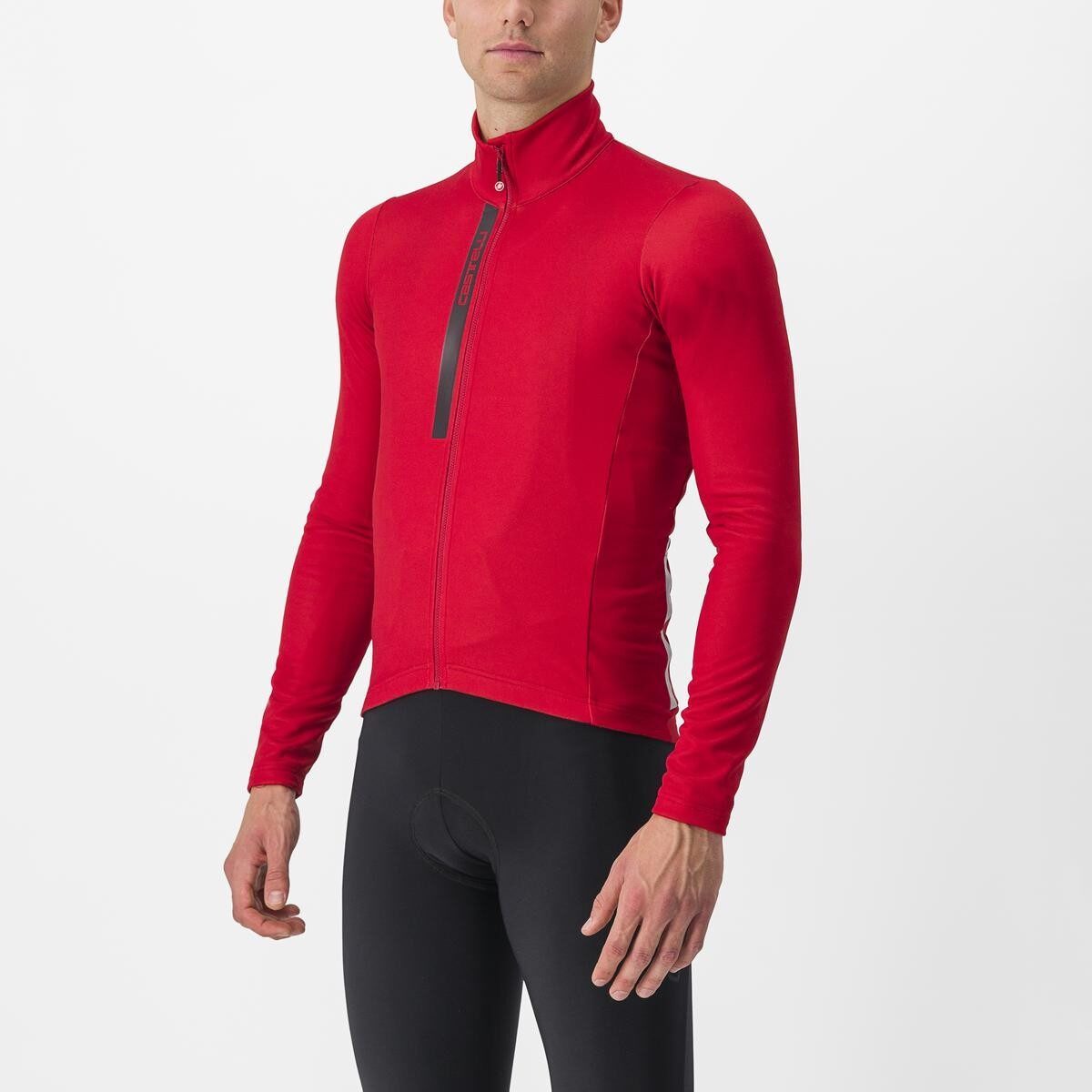 tricou cu maneca lunga castelli entrata thermal rosu s 4