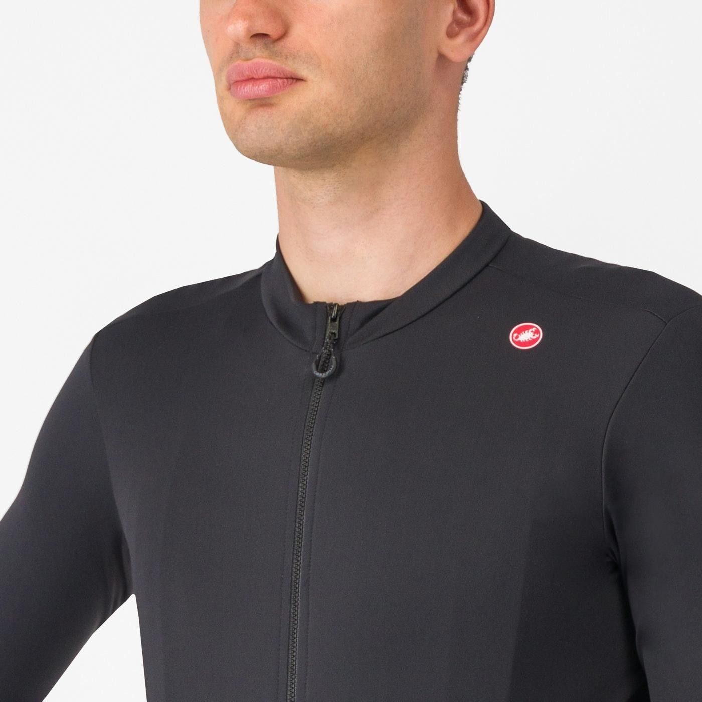 tricou cu maneca lunga castelli espresso thermal negru m 2