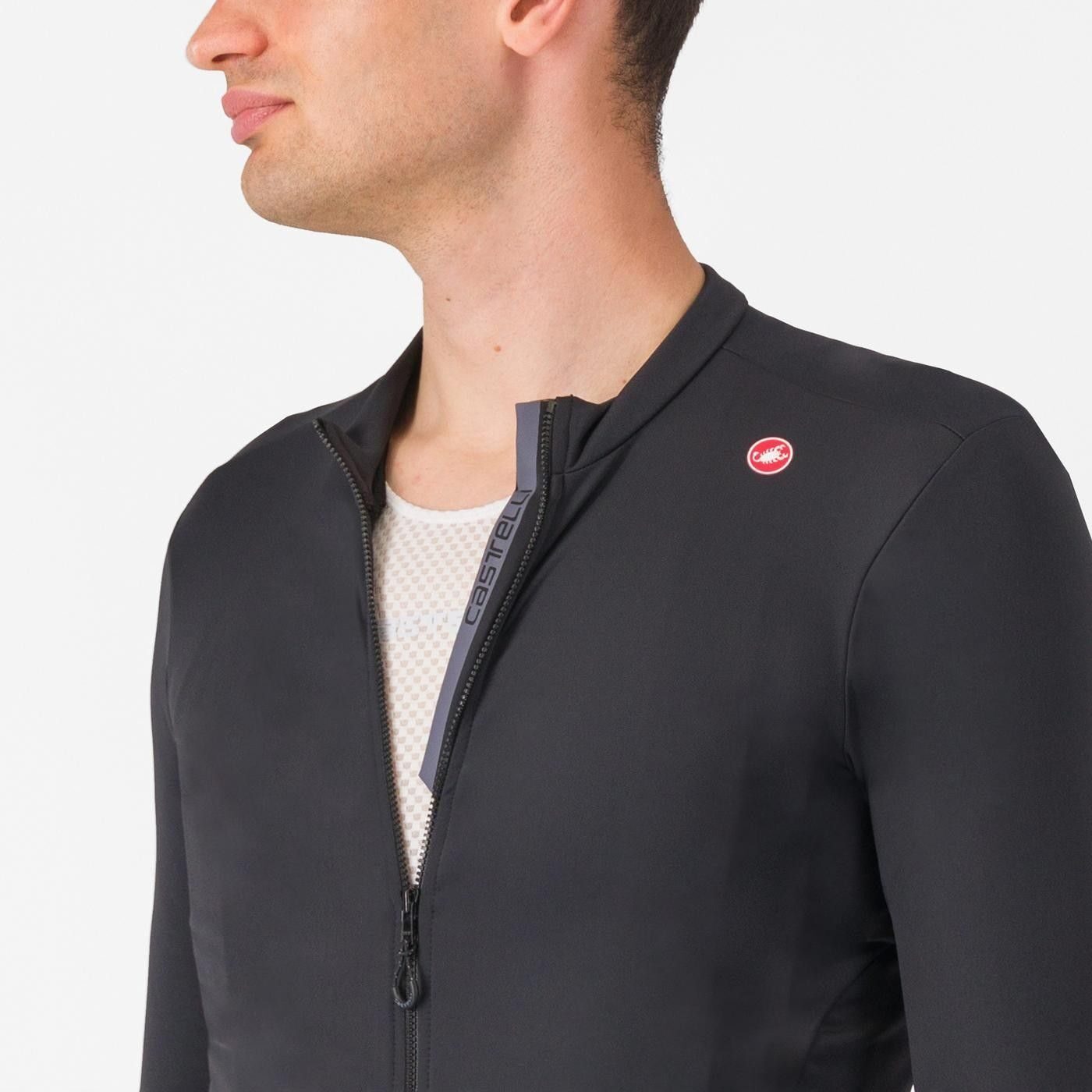 tricou cu maneca lunga castelli espresso thermal negru s 3