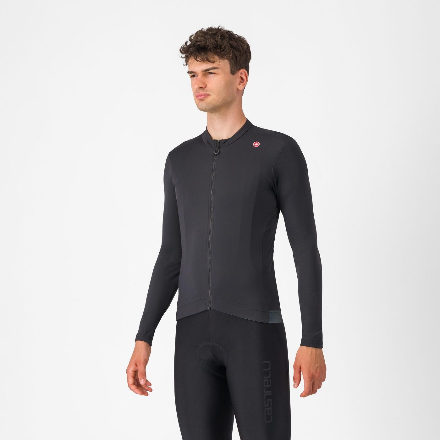 tricou cu maneca lunga castelli espresso thermal negru s
