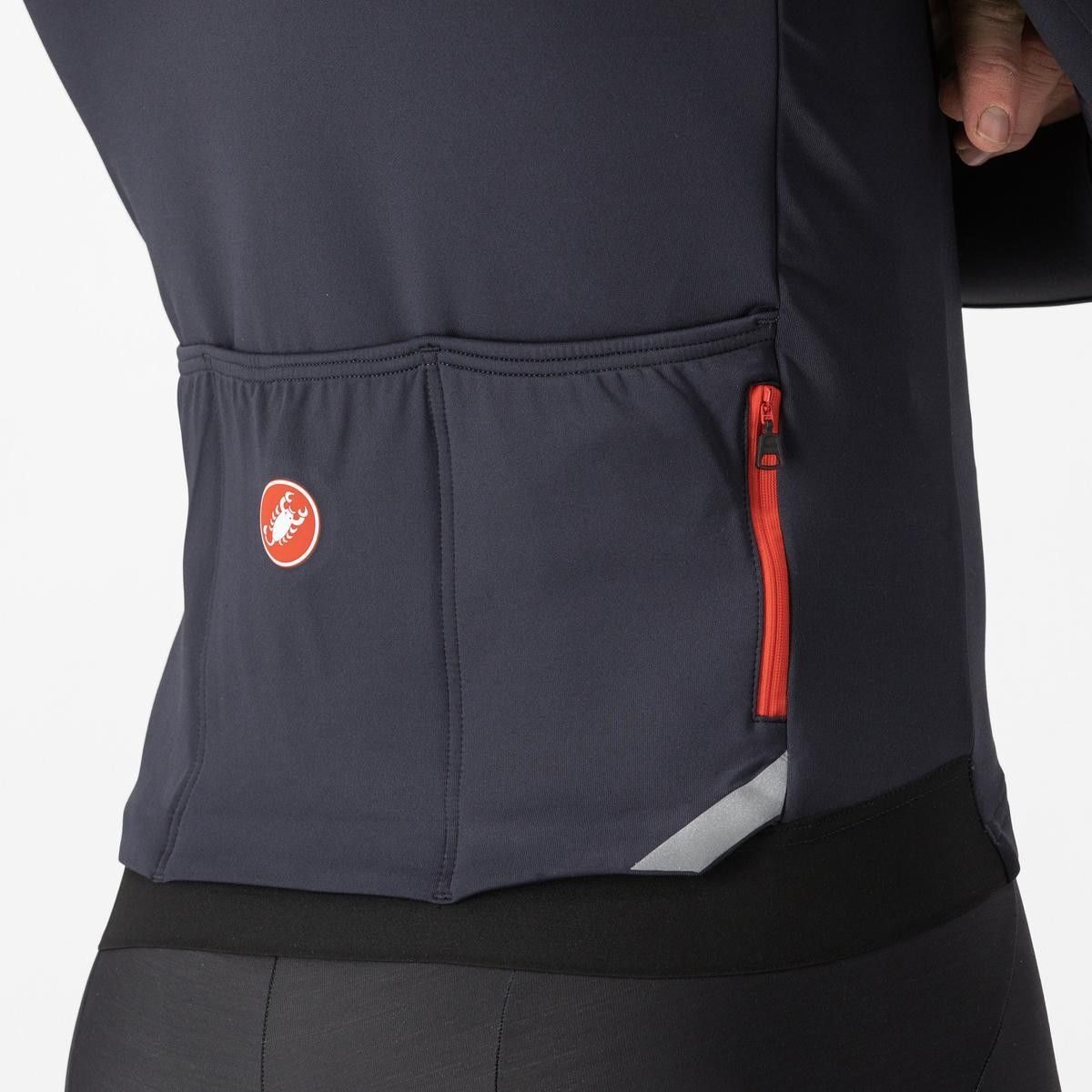 tricou cu maneca lunga castelli fly ls negru m 2