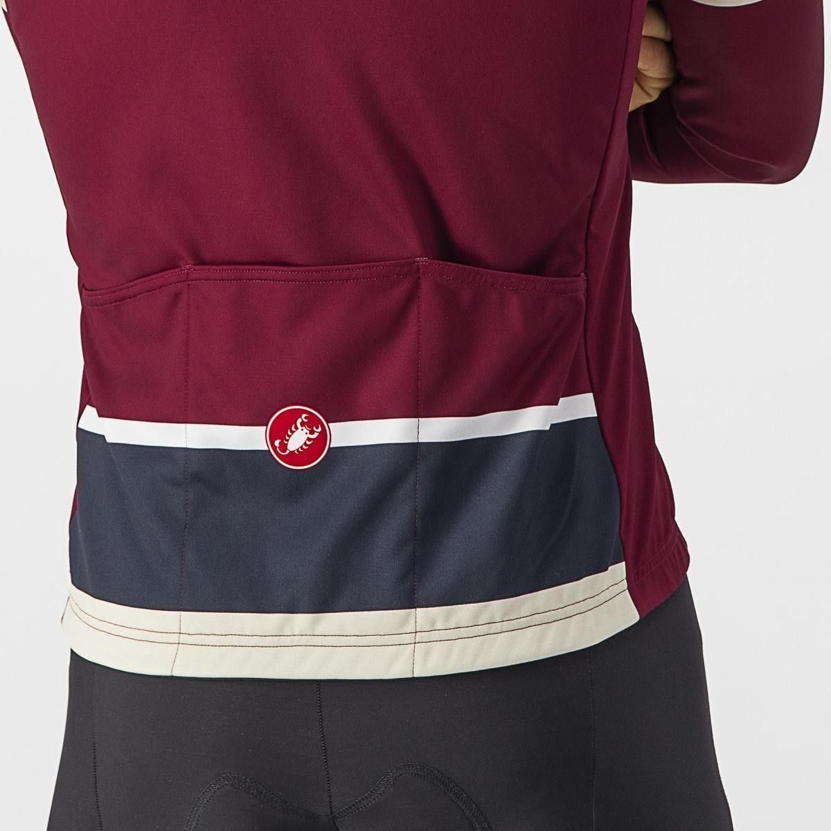 tricou cu maneca lunga castelli pissista visiniu bleumarin xl 3