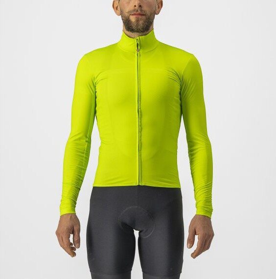 tricou cu maneca lunga castelli pro thermal mid ls galben fluo xxl