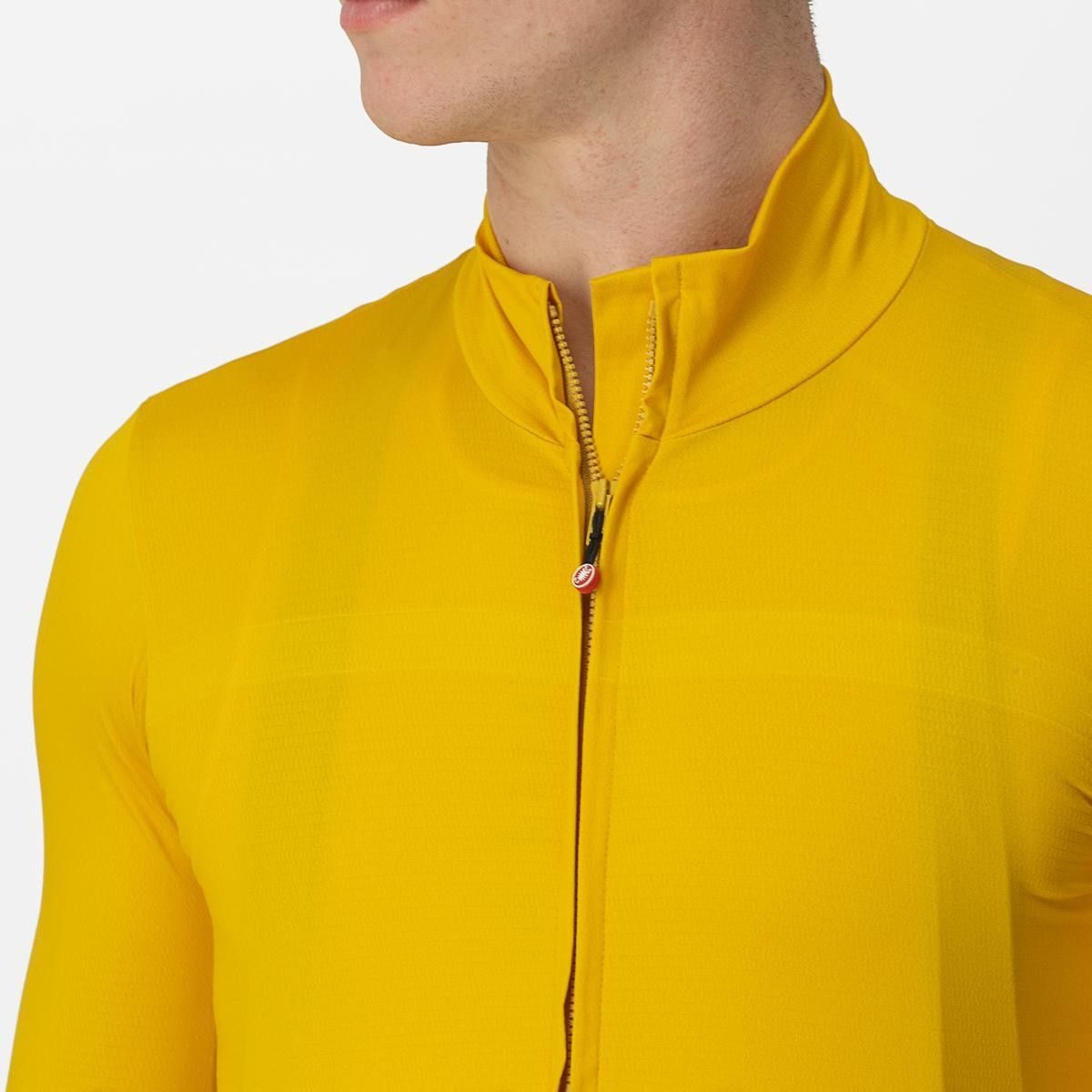 tricou cu maneca lunga castelli pro thermal mid ls galben l 2