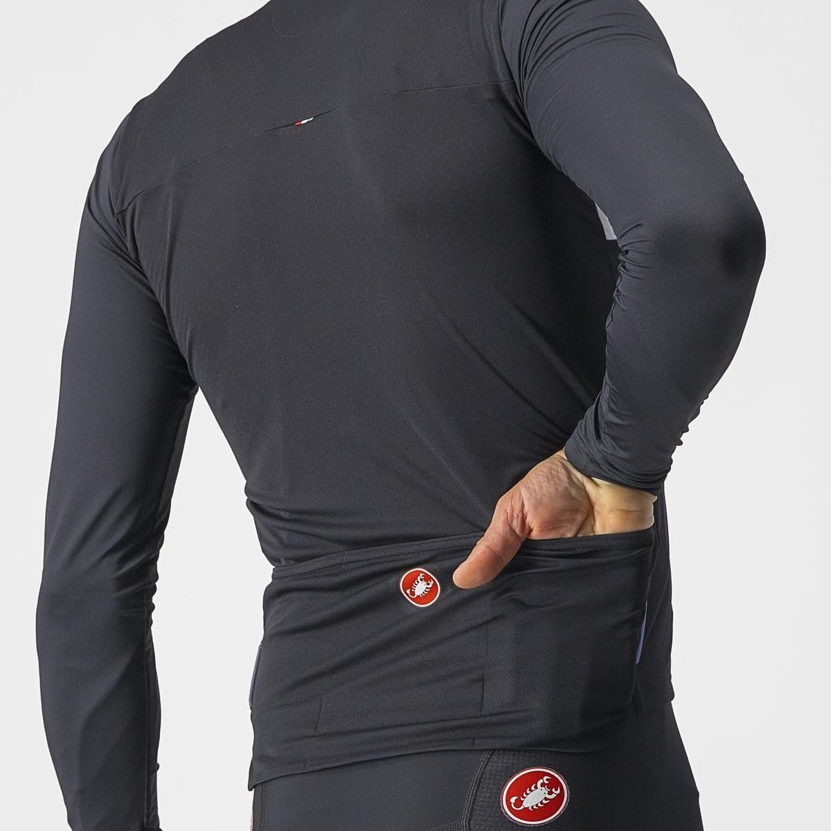 tricou cu maneca lunga castelli prologo 7 ls antracit alb xxl 2