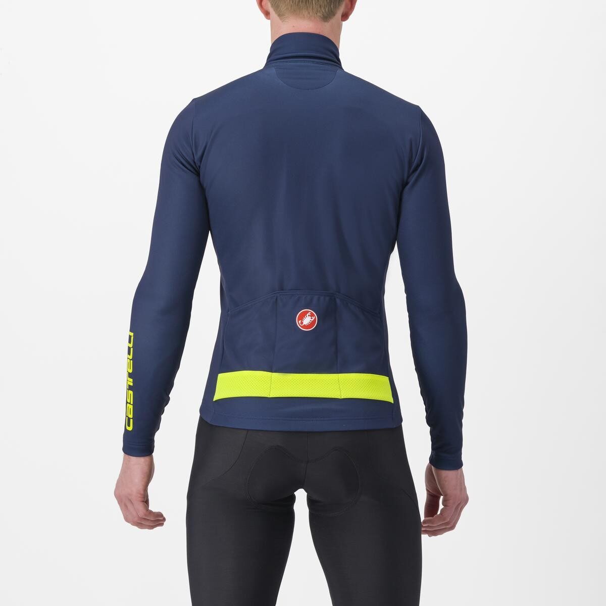 tricou cu maneca lunga castelli puro 3 fz belgianblue yellowfluoreflex s 1