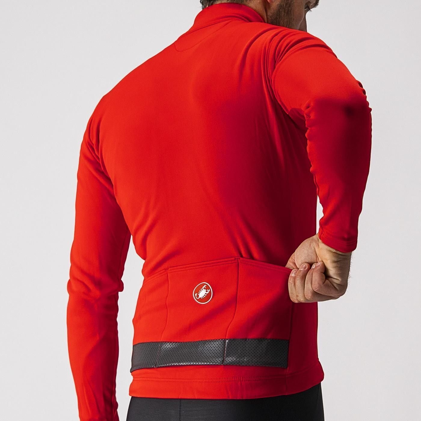 tricou cu maneca lunga castelli puro 3 fz rosu xs 2