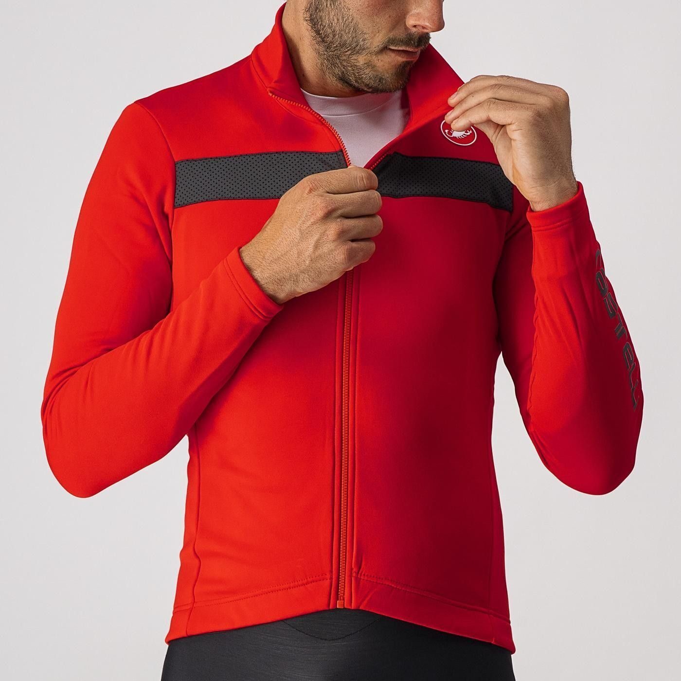 tricou cu maneca lunga castelli puro 3 fz rosu xs 3