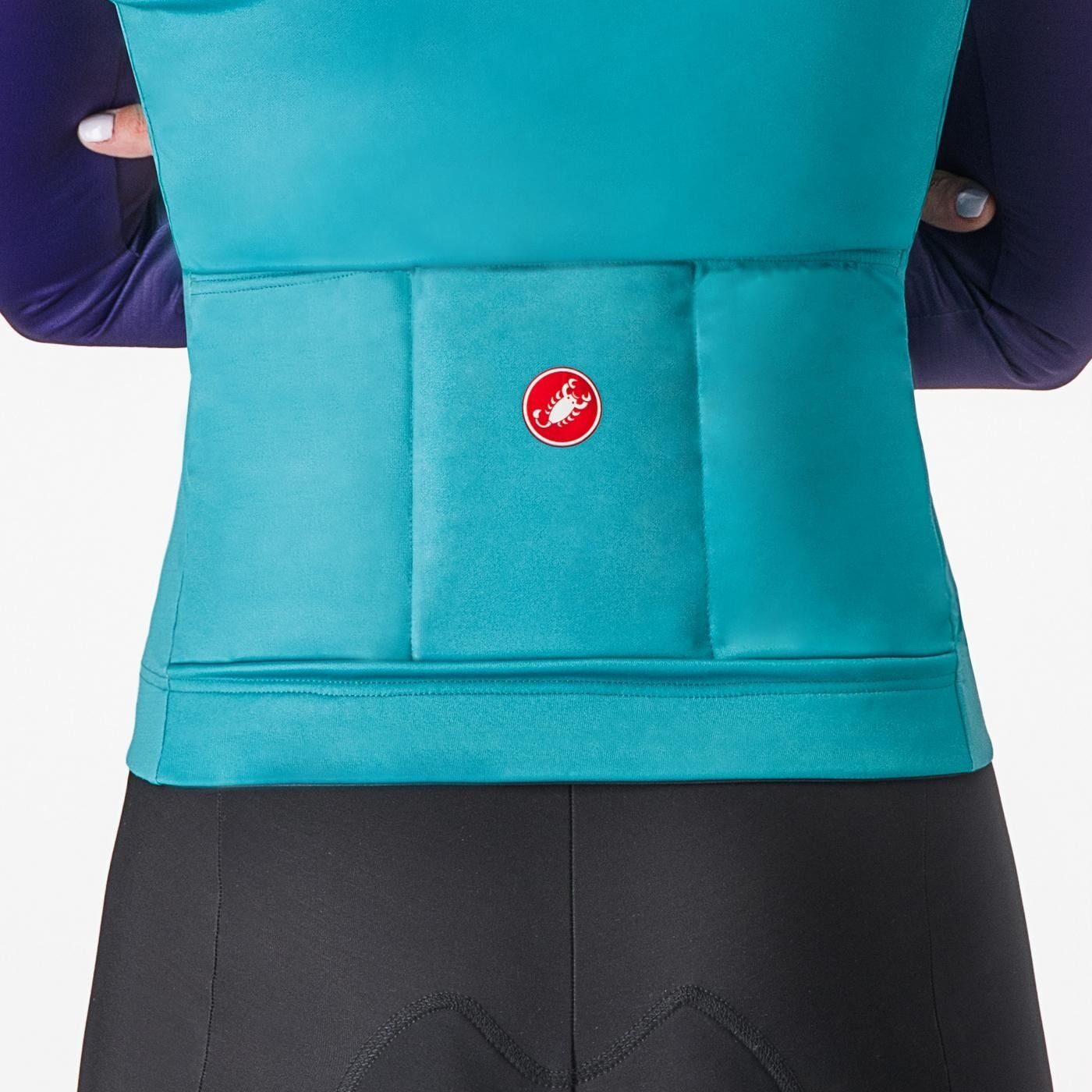 tricou cu maneca lunga castelli tornare de dama mov bleu l 2