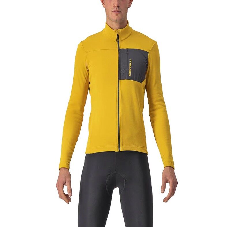 tricou cu maneca lunga castelli unlimited trail galben antracit xl 3