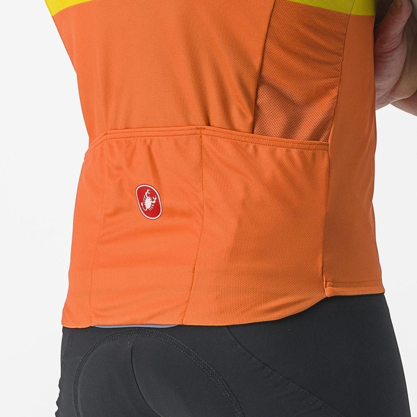 tricou cu maneca scurta castelli a blocco vernil portocaliu galben visiniu xxl 2