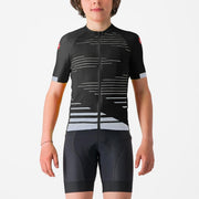 tricou cu maneca scurta castelli aero kid pentru copii negru gri 12a