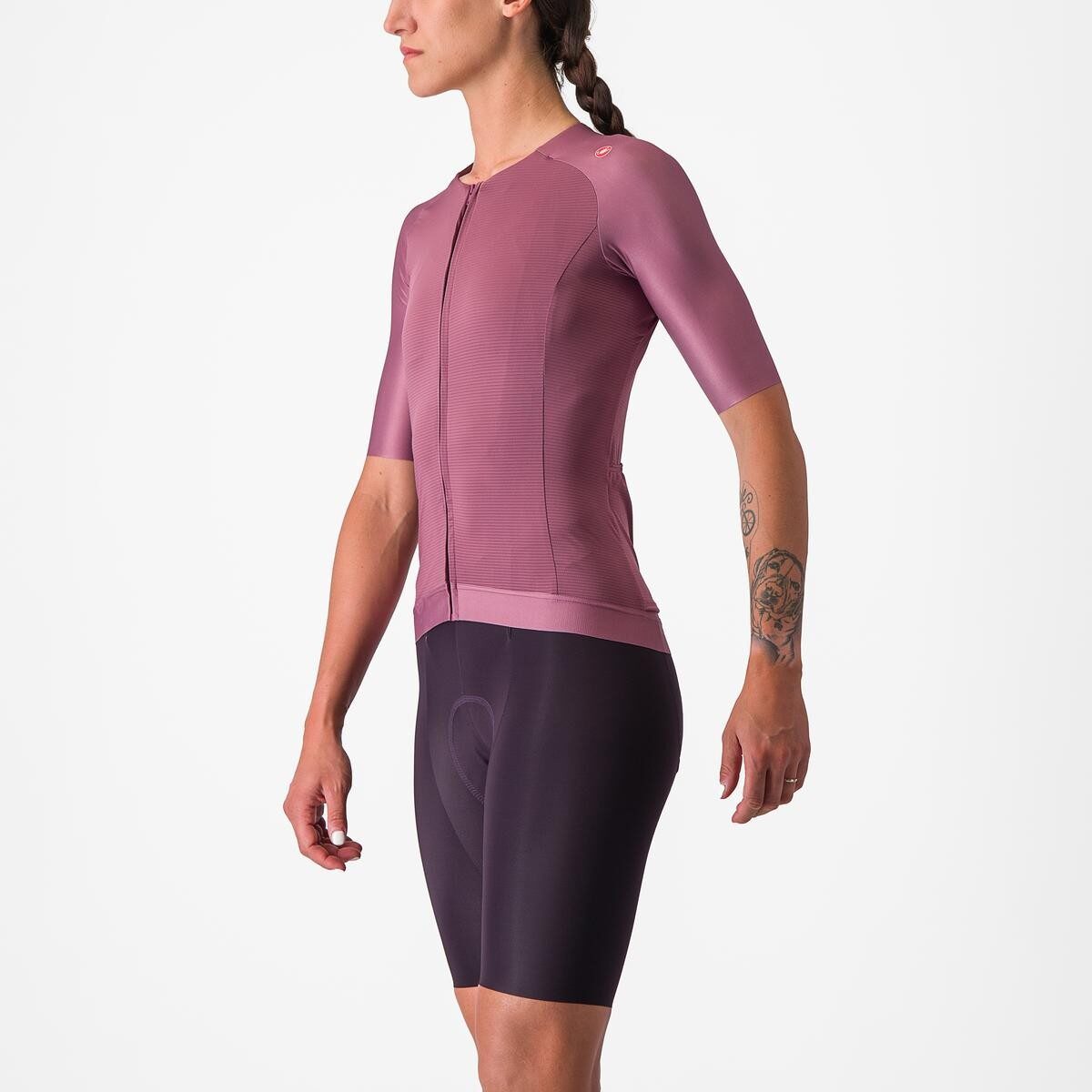 tricou cu maneca scurta castelli aero pro 70 w de dama mov m 2