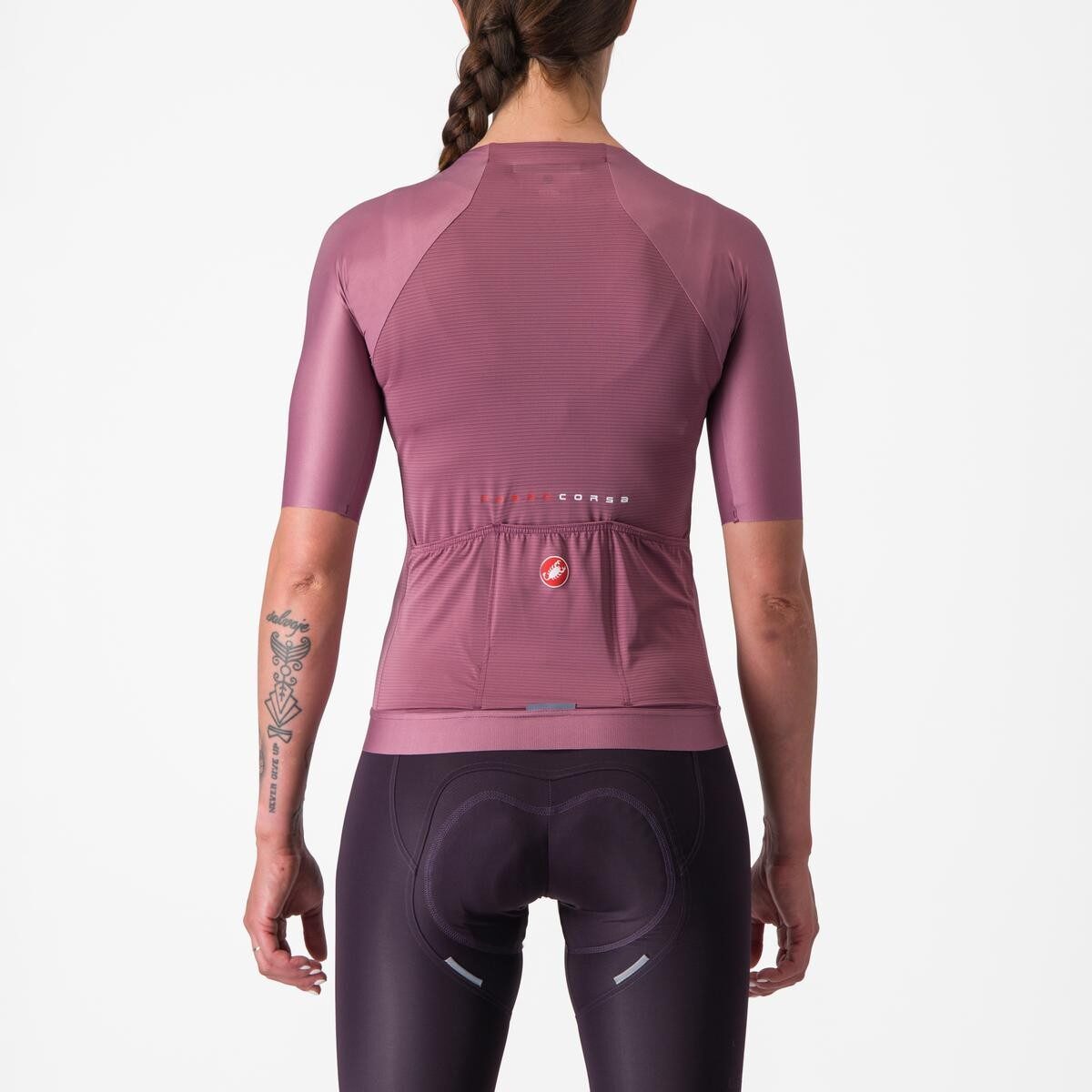 tricou cu maneca scurta castelli aero pro 70 w de dama mov s 1