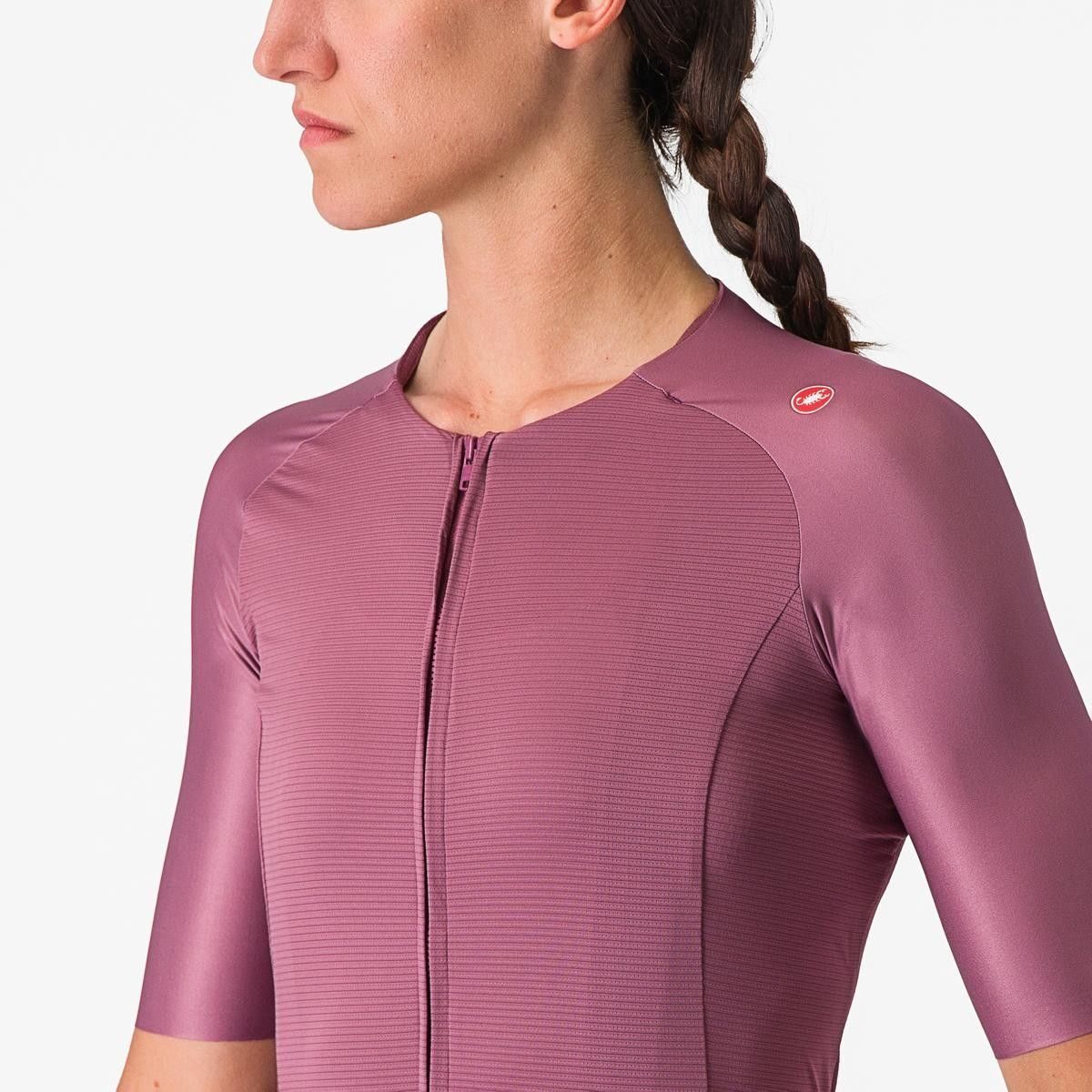 tricou cu maneca scurta castelli aero pro 70 w de dama mov xs 5
