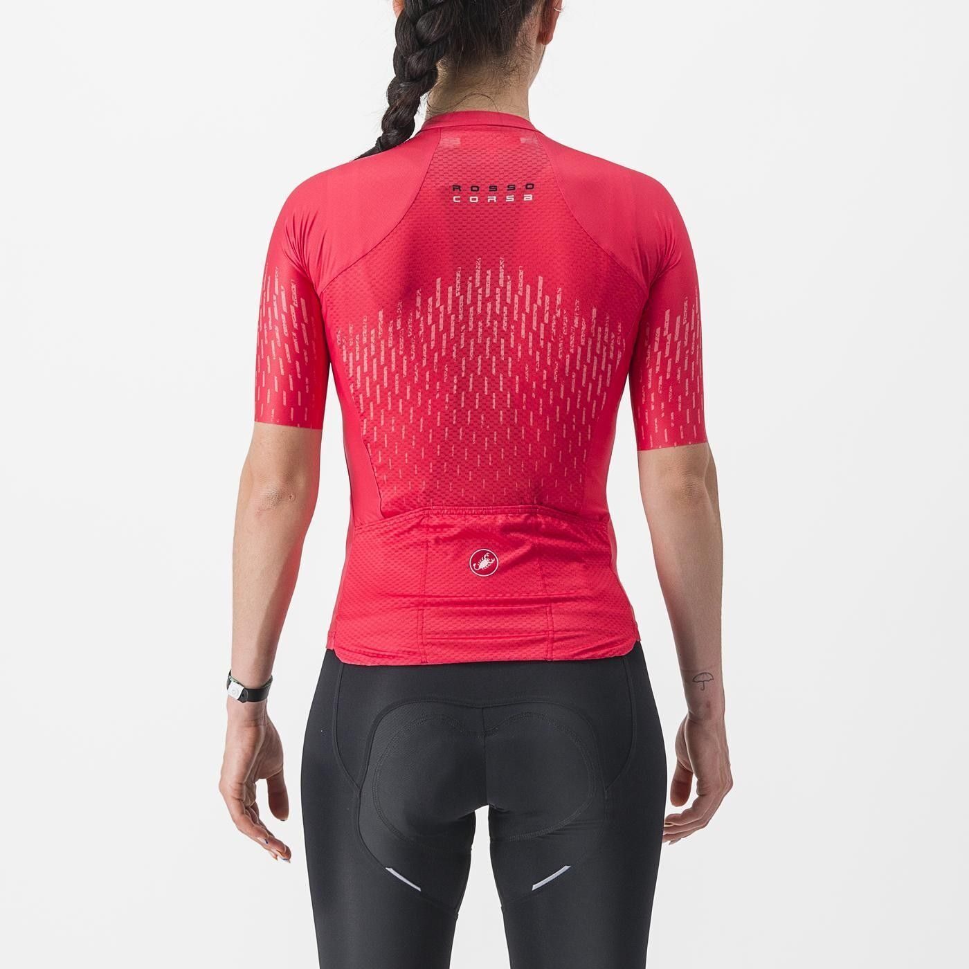 tricou cu maneca scurta castelli aero pro w de dama portocaliu s 1