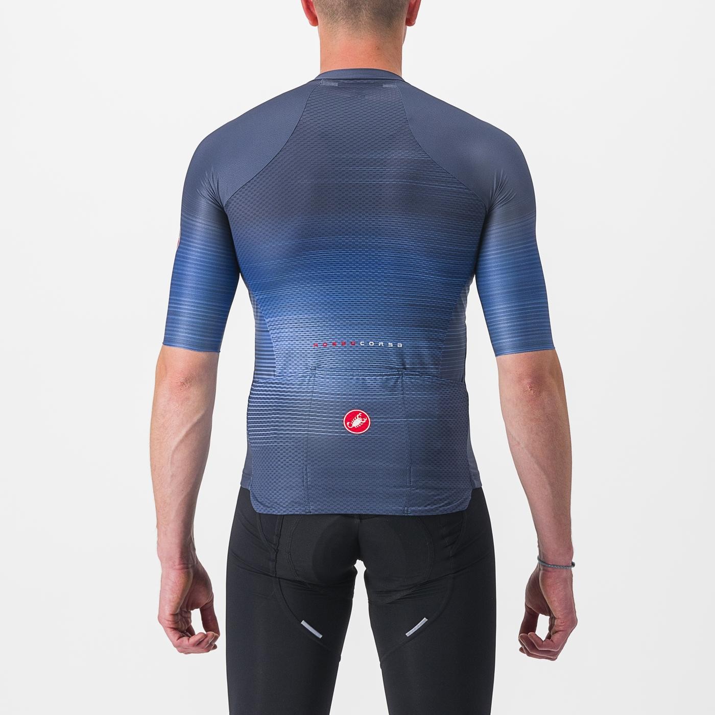 Tricou cu maneca scurta Castelli Aero Race 6.0, Bleumarin, M