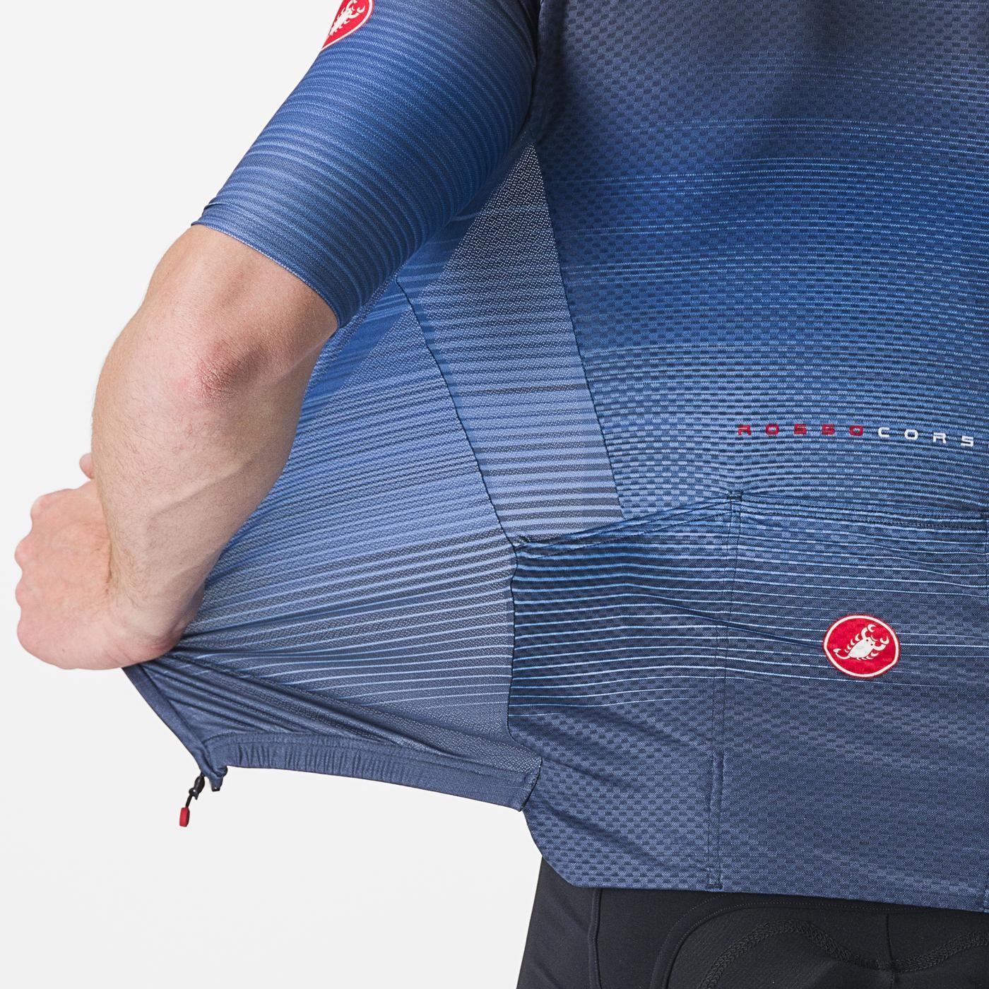 Tricou cu maneca scurta Castelli Aero Race 6.0, Bleumarin, XXL
