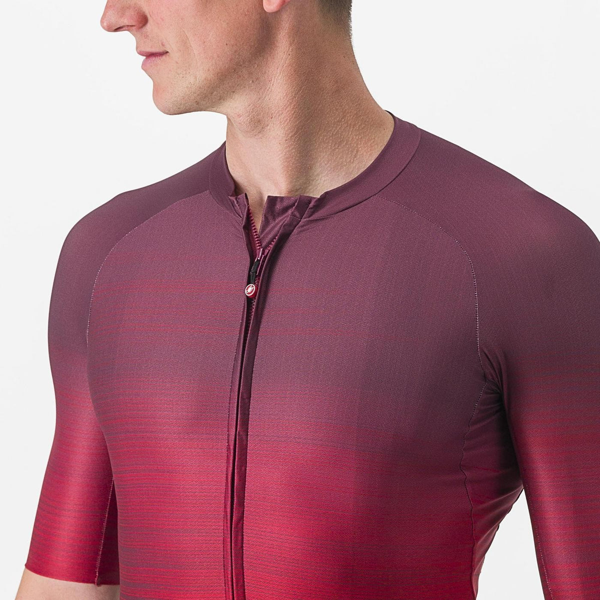 Tricou cu maneca scurta Castelli Aero Race 6.0 Visiniu