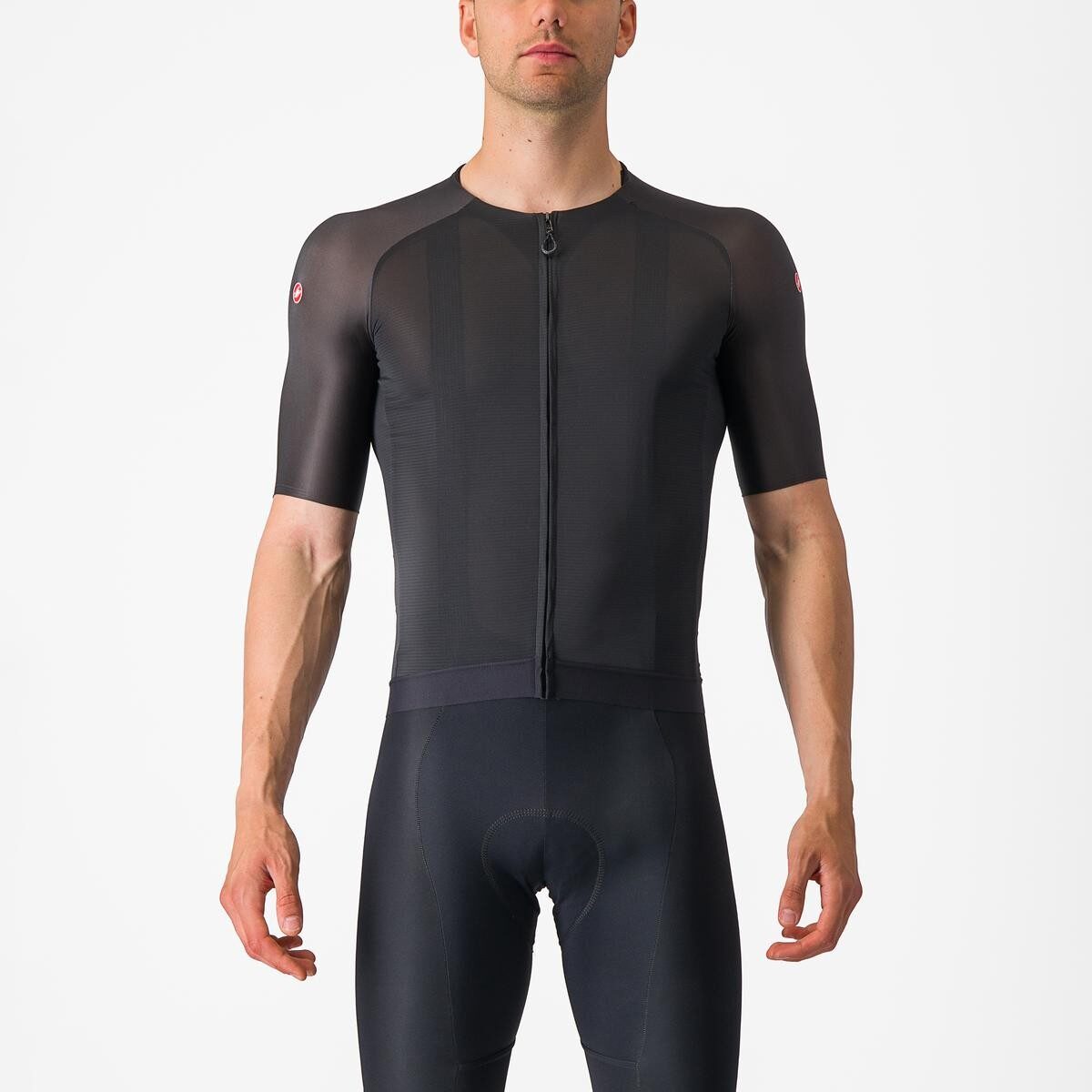 tricou cu maneca scurta castelli aero race 70 negru m