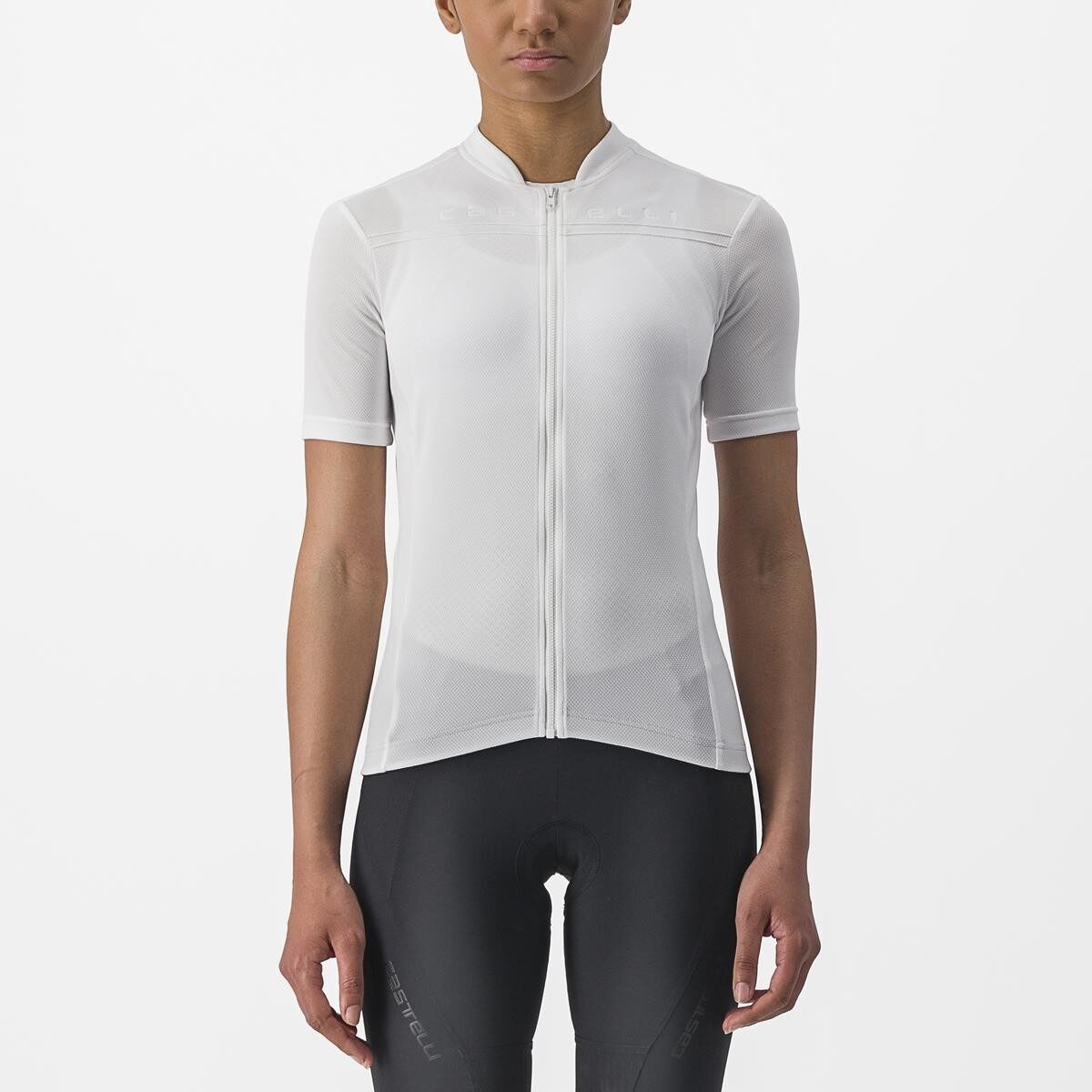 tricou cu maneca scurta castelli anima 4 de dama alb m