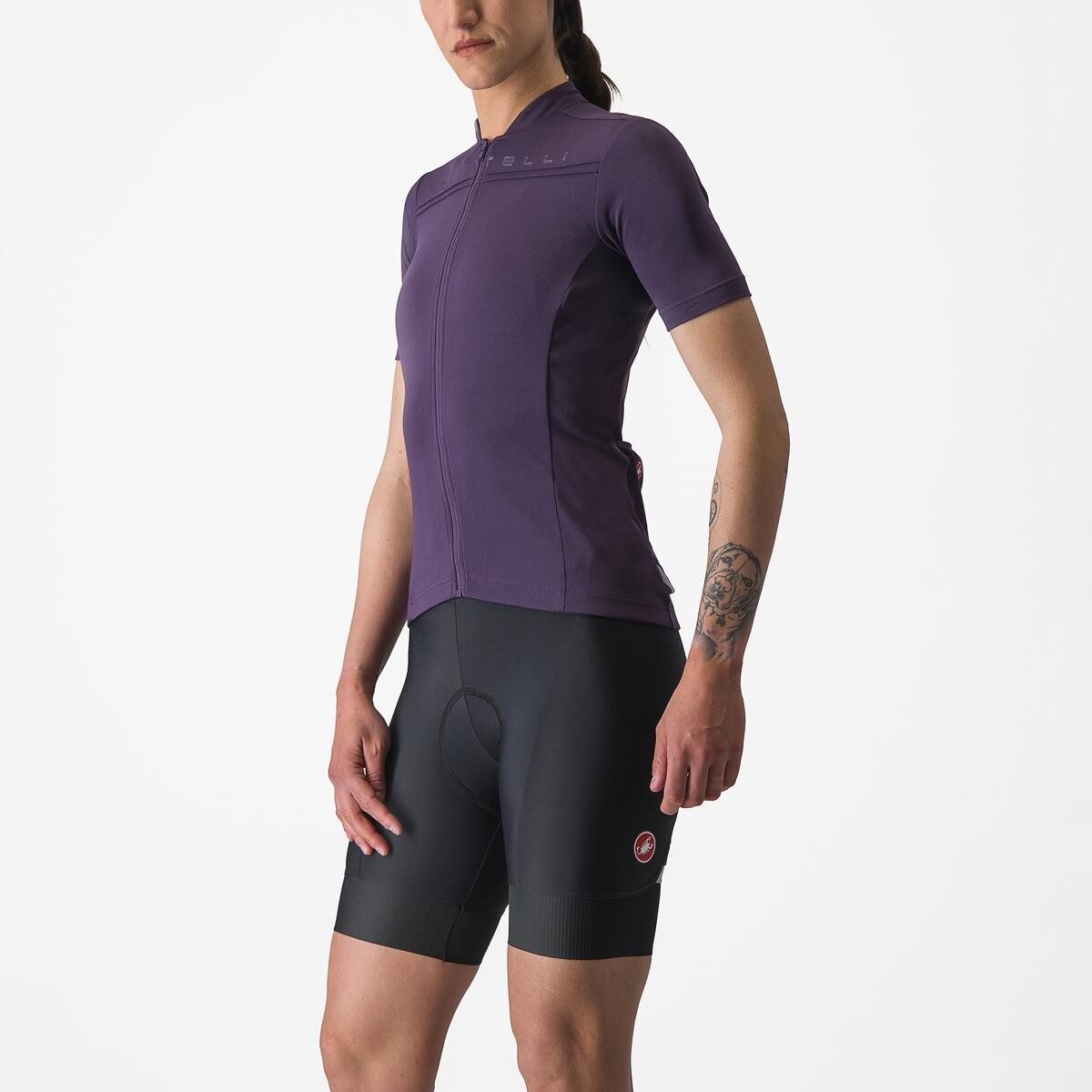 tricou cu maneca scurta castelli anima 4 de dama mov l 2