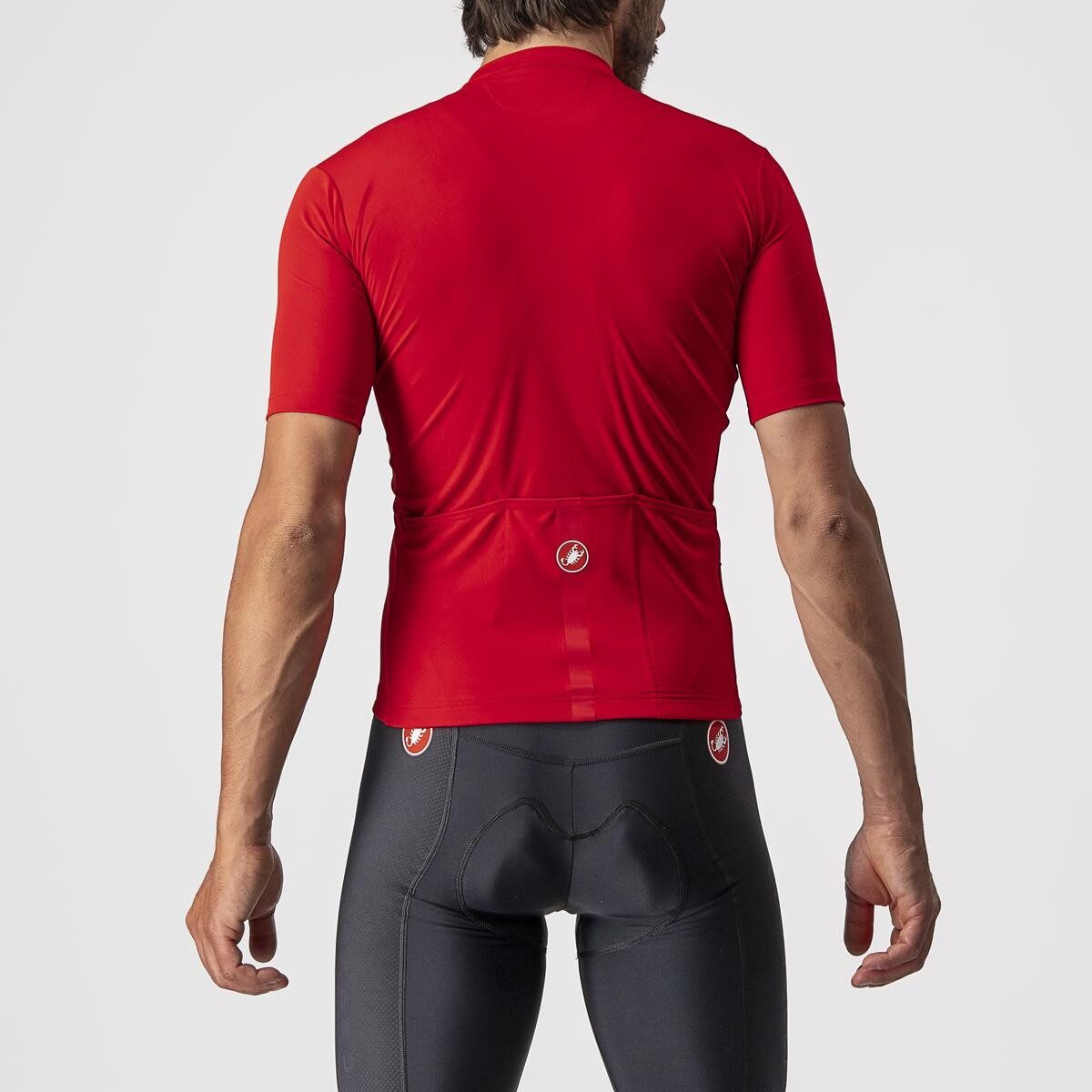 tricou cu maneca scurta castelli classifica rosu l 1
