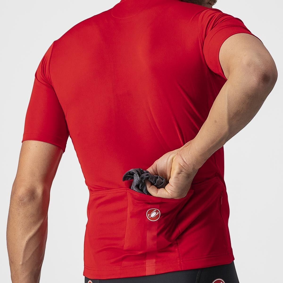 tricou cu maneca scurta castelli classifica rosu m 2