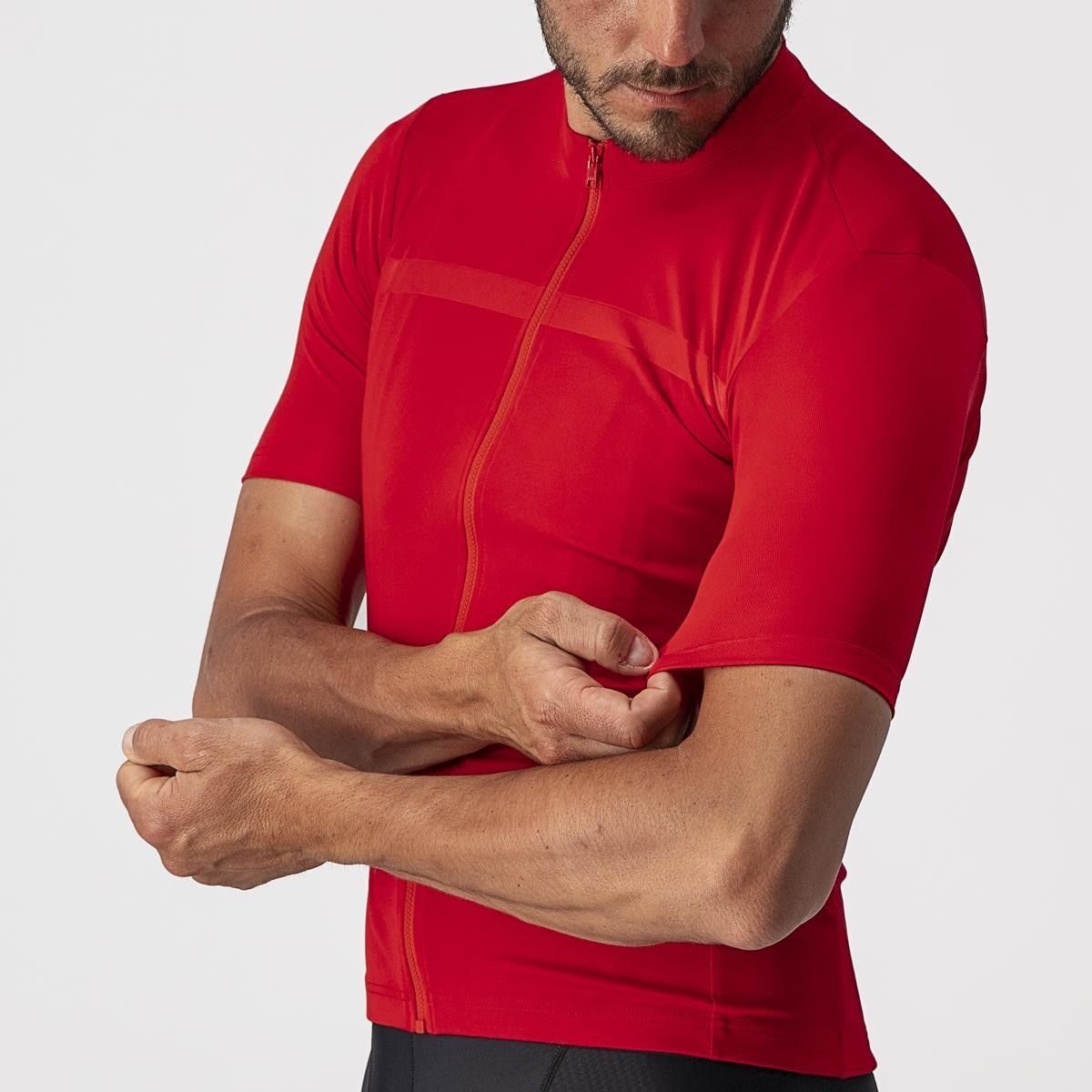 tricou cu maneca scurta castelli classifica rosu xxxl 5