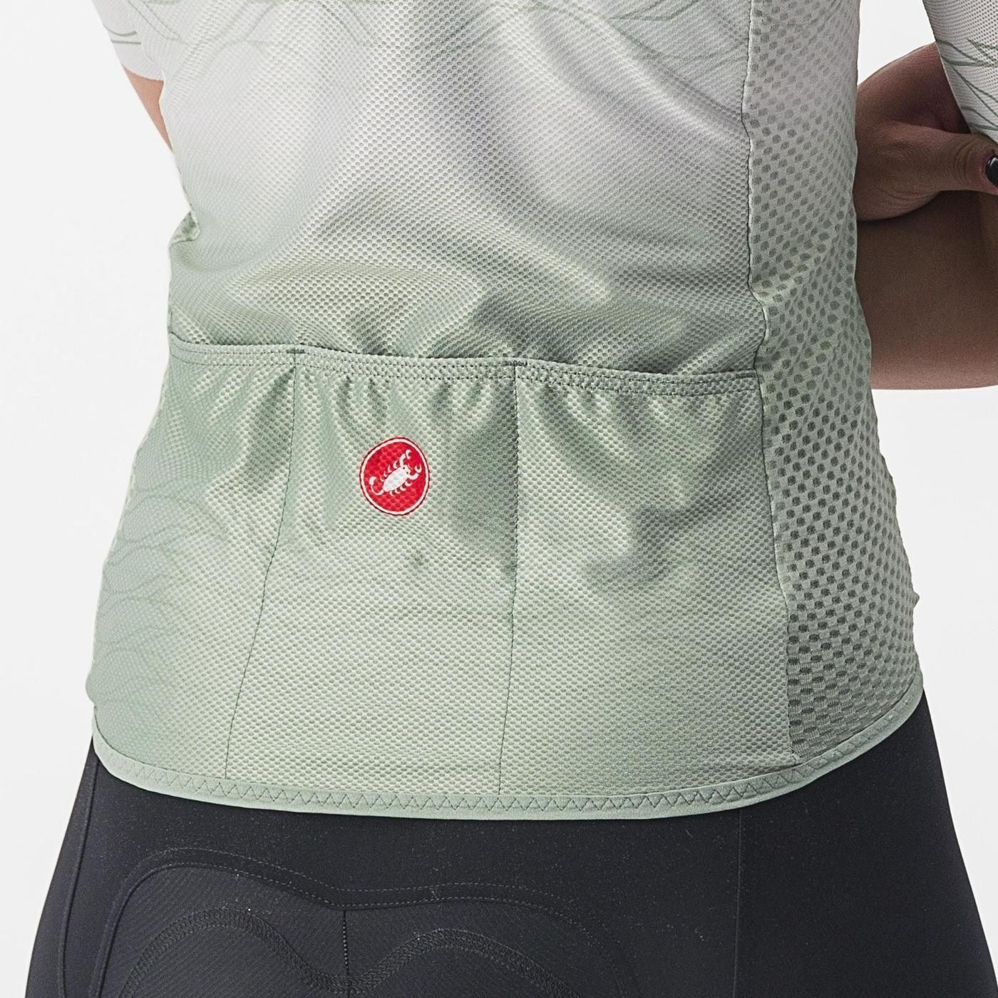 tricou cu maneca scurta castelli climbers 20 w de dama alb vernil m 3